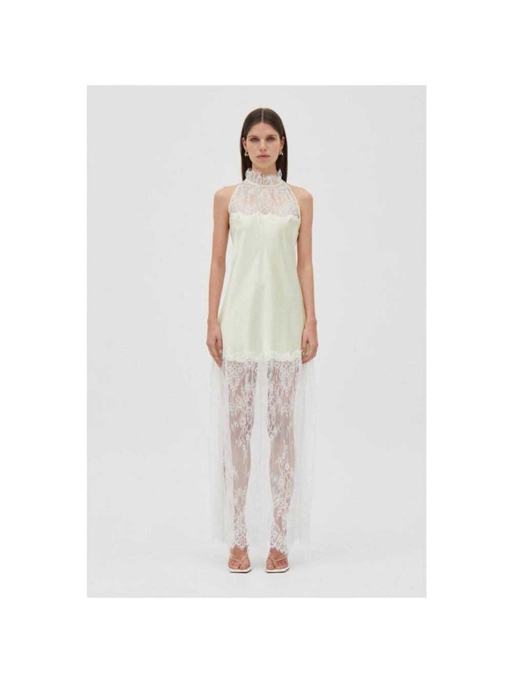 THIRD FORM Poetry High-Neck Lace Dress